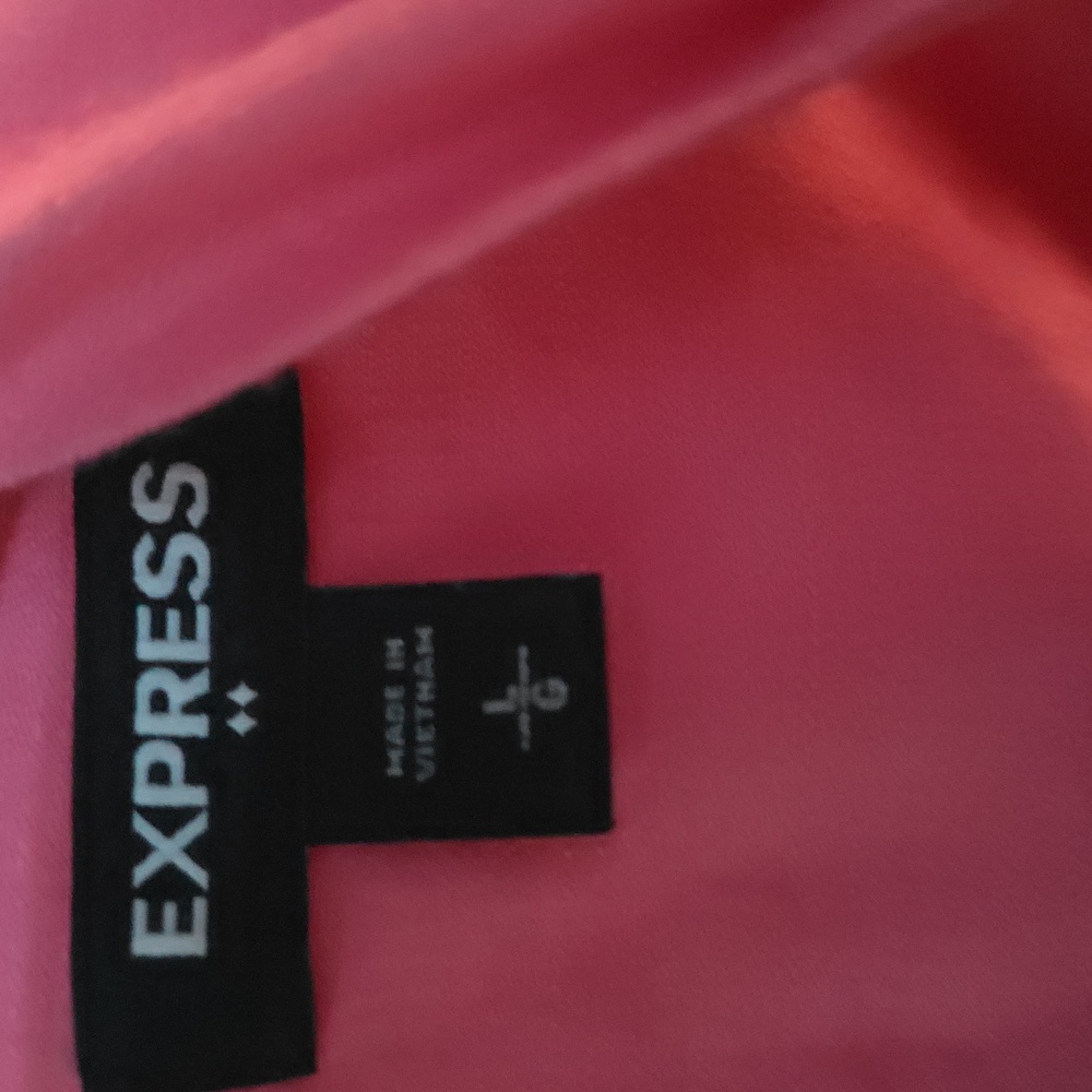 Pink Ruffled V-Neck Dress - Picture 2 of 4